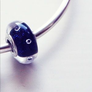 Authentic Pandora Midnight Effervescence Murano